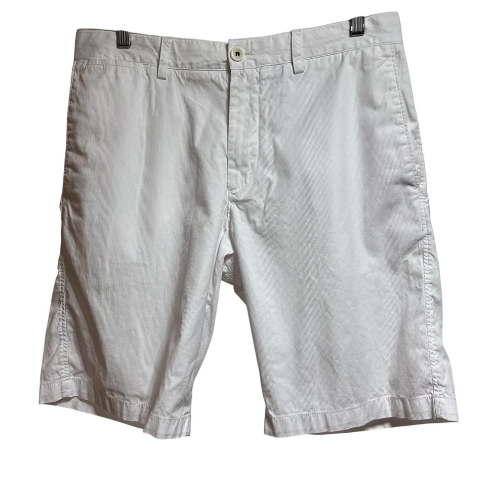 Banana Republic White‎  Shorts Mens 32 Cotton Chino Summer Coastal #713